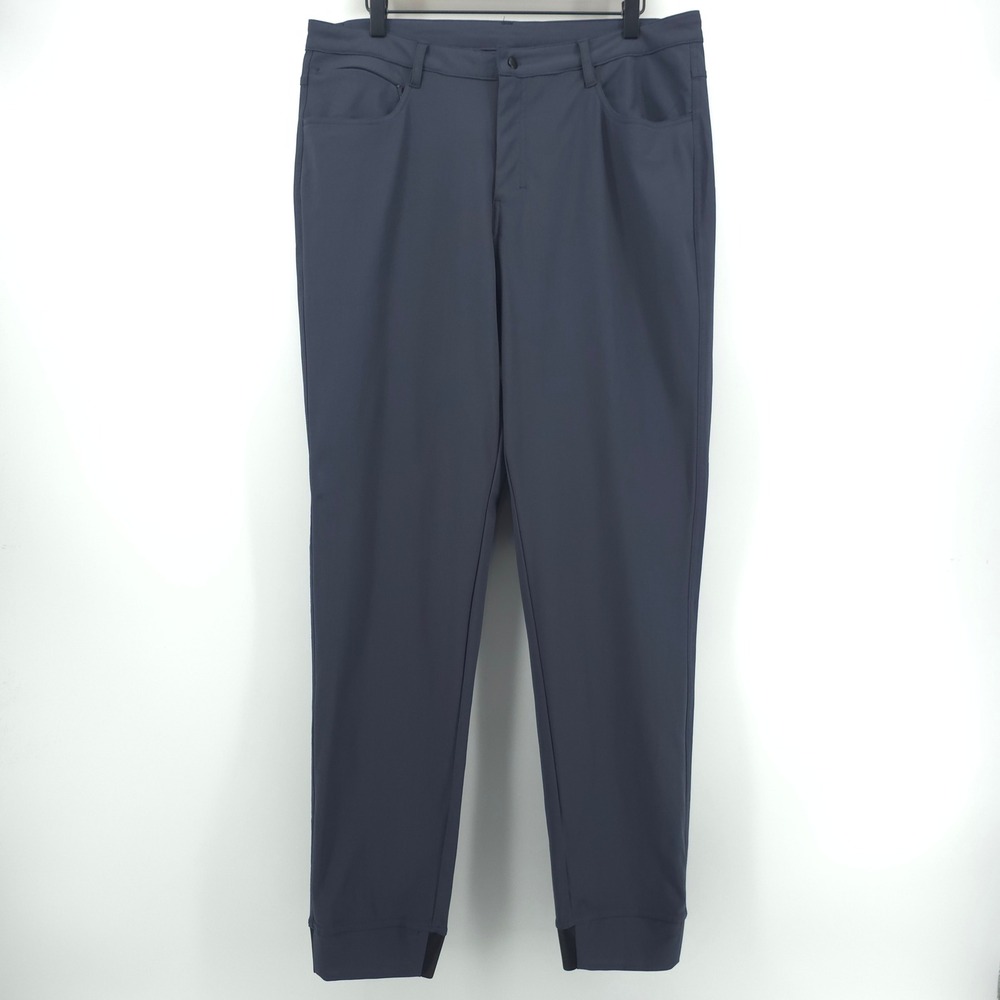 Gaiam Performance Men Pants 34 Gray Athleisure Stretch Techwear Trousers